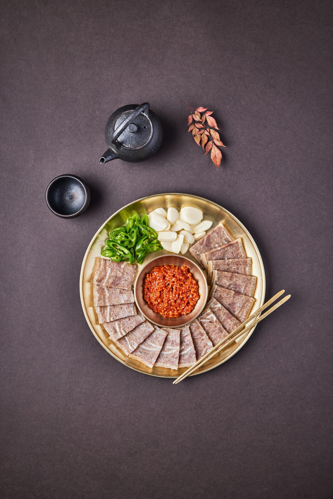 향촌흑염소 단체 회식 분위기
